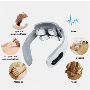Cervical Neck Pulse Massager Body Shoulder Muscle Relax Relieve Pain Electric