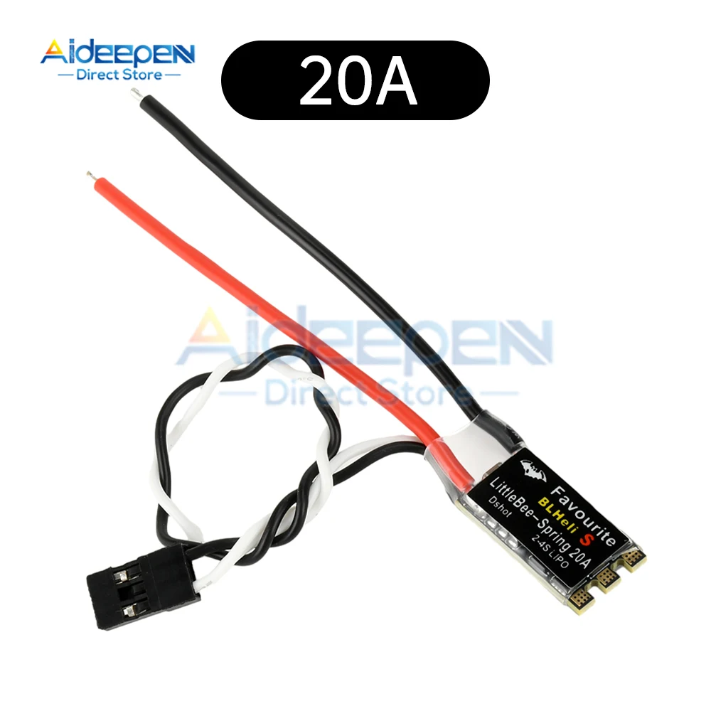 ESC 20A/30A pour drone mini multirotor LiPo 2-6S