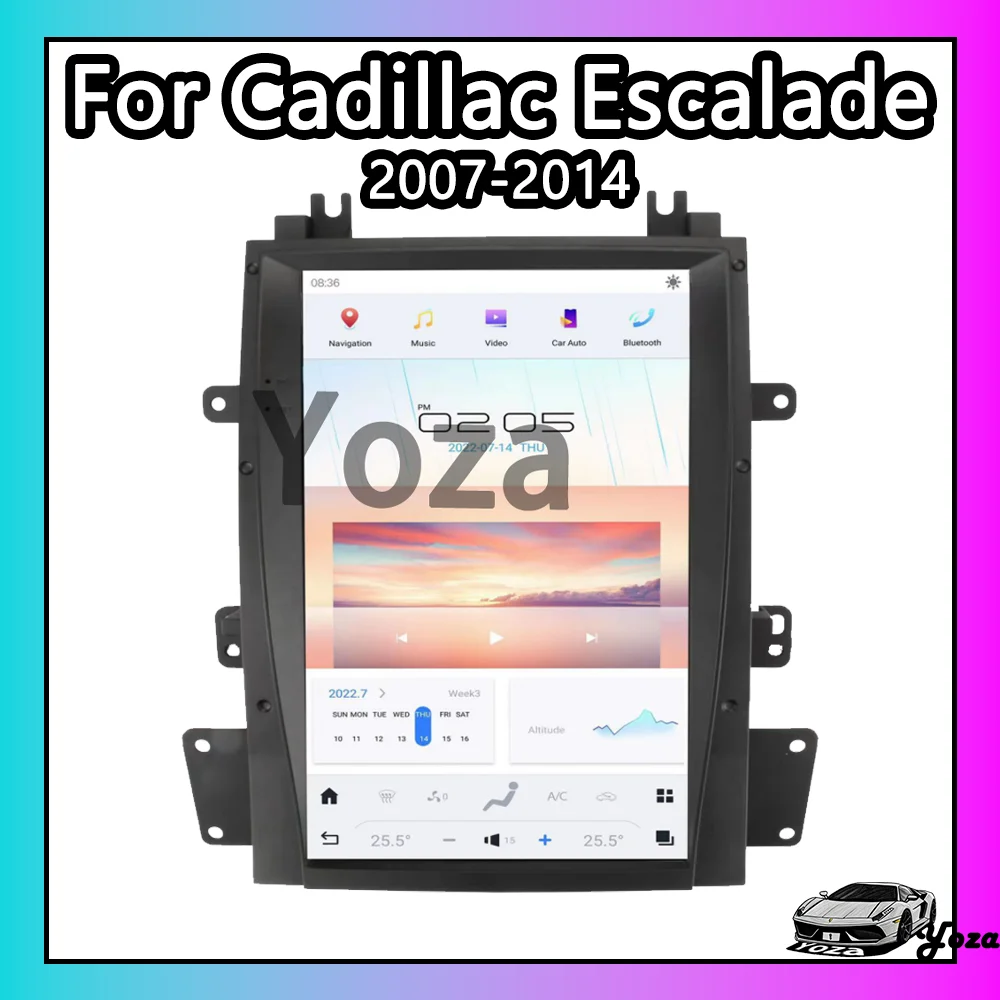 

Yoza Carplay Car Radio For Cadillac Escalade 2007-2014 Qualcomm Processor Android11 Stereo Multimedia Player Navigation 4G WIFI