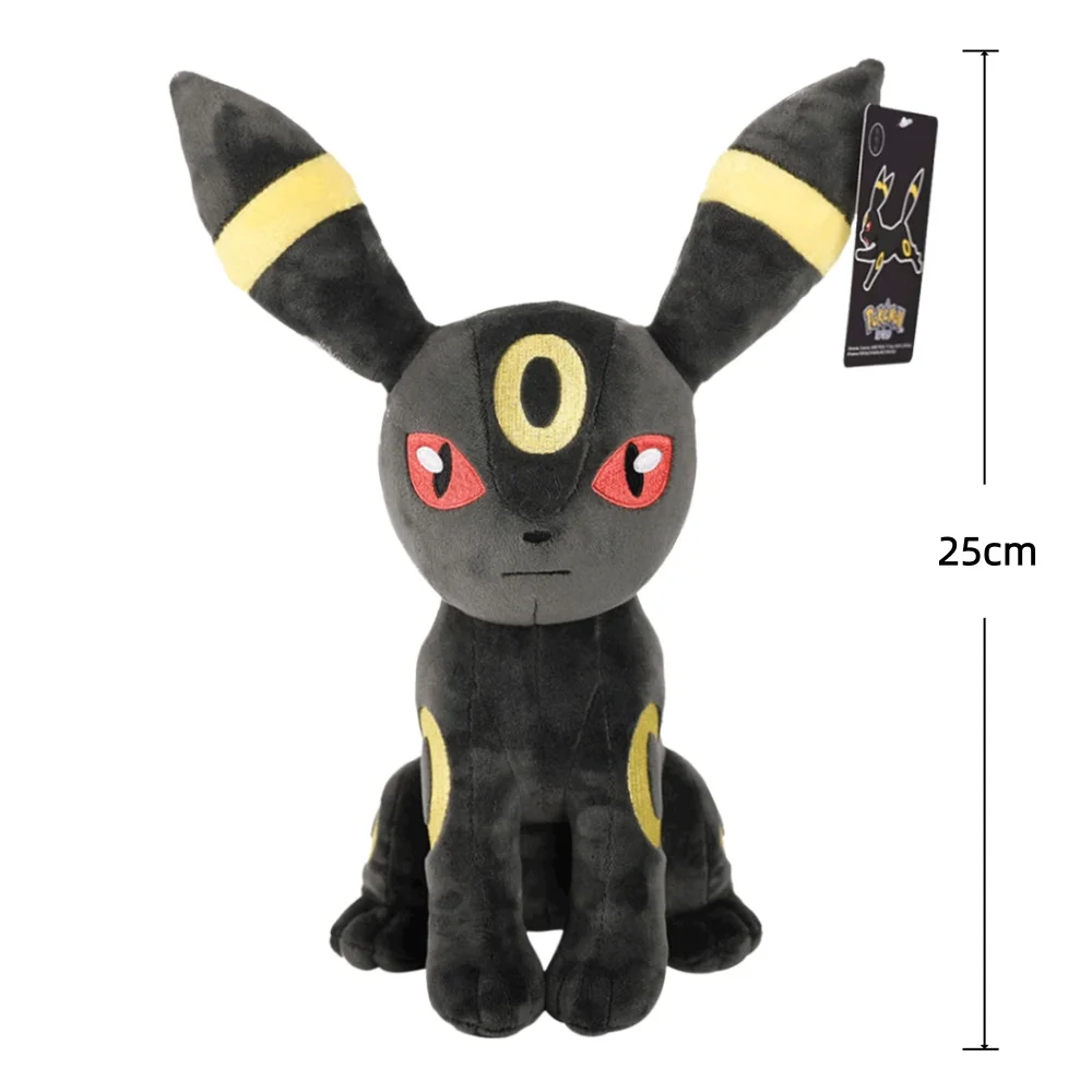 Pokemon Umbreon Plüschtier - Weiches Stofftier Authentische Eevee-Evolution Figur Perfektes Sammlerstück Geschenk für Kinder und Pokemon-Fans – Detail 13