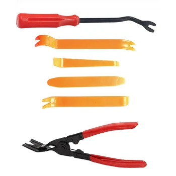Car Repair Tool Kit Audio Disassembly Tool Pry Bar Door Panel Disassembly Interior Clip Rocker Crowbar 1