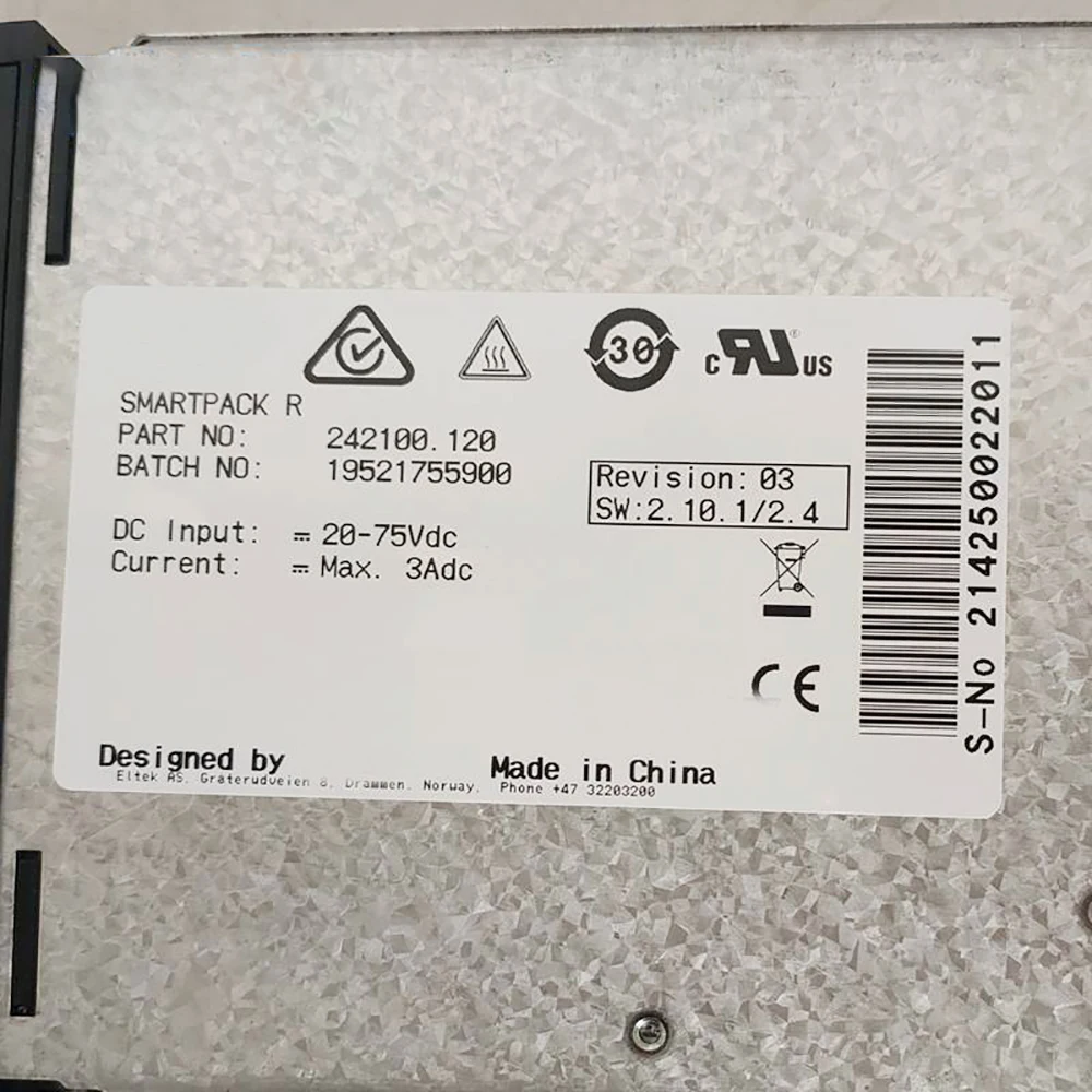 SMARTPACK R For ELTEK Communication Power Supply Monitoring Module 242100.120 5 SMARTPACK R For ELTEK Communication Power Supply Monitoring Module 242100.120 - Image 3