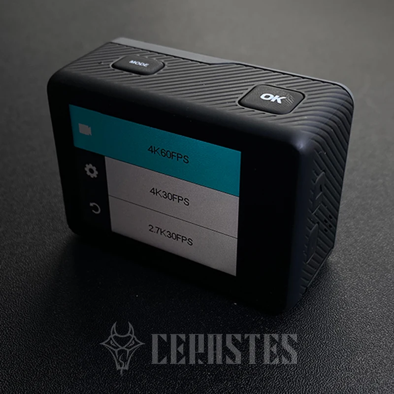 CERASTES Action Camera 4K60FPS with wifi remote control, electronic image stabilization, suitable for diving and outdoor sports. 6