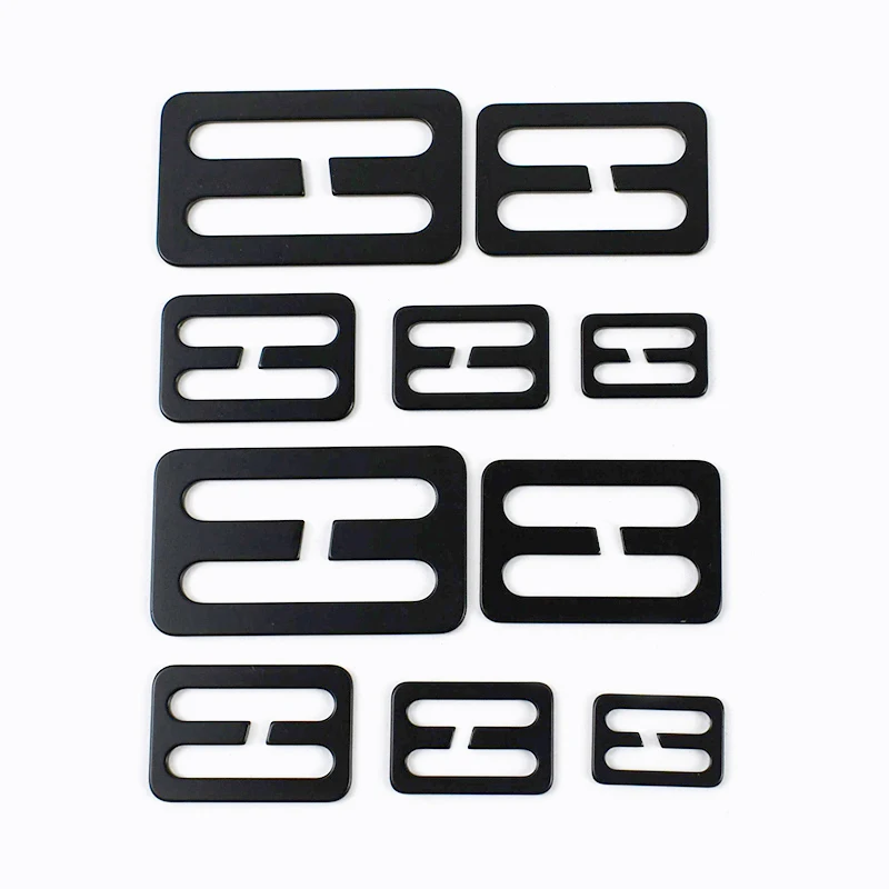 5/10Pcs 가방용 20-50mm 스테인레스 스틸 카라비너 벨트 버클 조정 트라이 ..