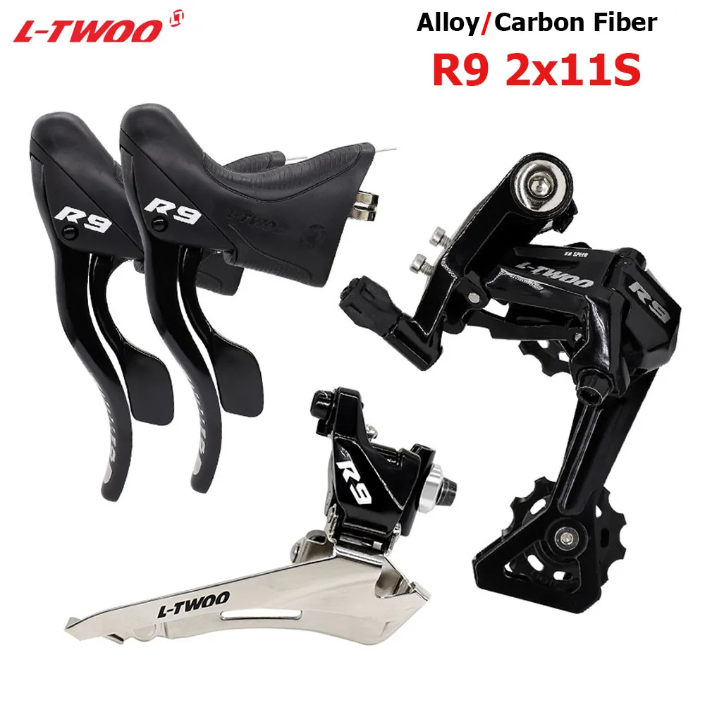 

LTWOO R9 2x11 Speed 22S Road Bicycle Groupset Shifter Lever Front Rear Derailleurs Road Bikes Derailleurs Kit Compatible Shimano