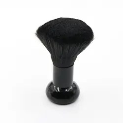 Premium Soft Bristle Hairdressing Neck and Face Duster Brush (Black C)
