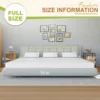 5 Inch King Size Mattress, Gel Memory Foam King Mattress, Pressure Relieving, Cooling Gel Foam, King Mattress in a Box, White 2