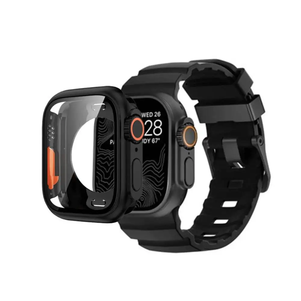 Premium Silicone Strap and Ultra Protective Case