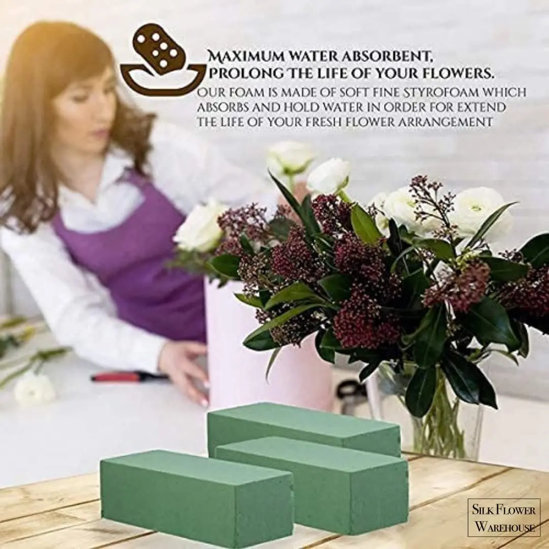 Florist Foam Artificial Flowers  Floral Foam Block Flower Styrofoam - 1pc  Floral - Aliexpress