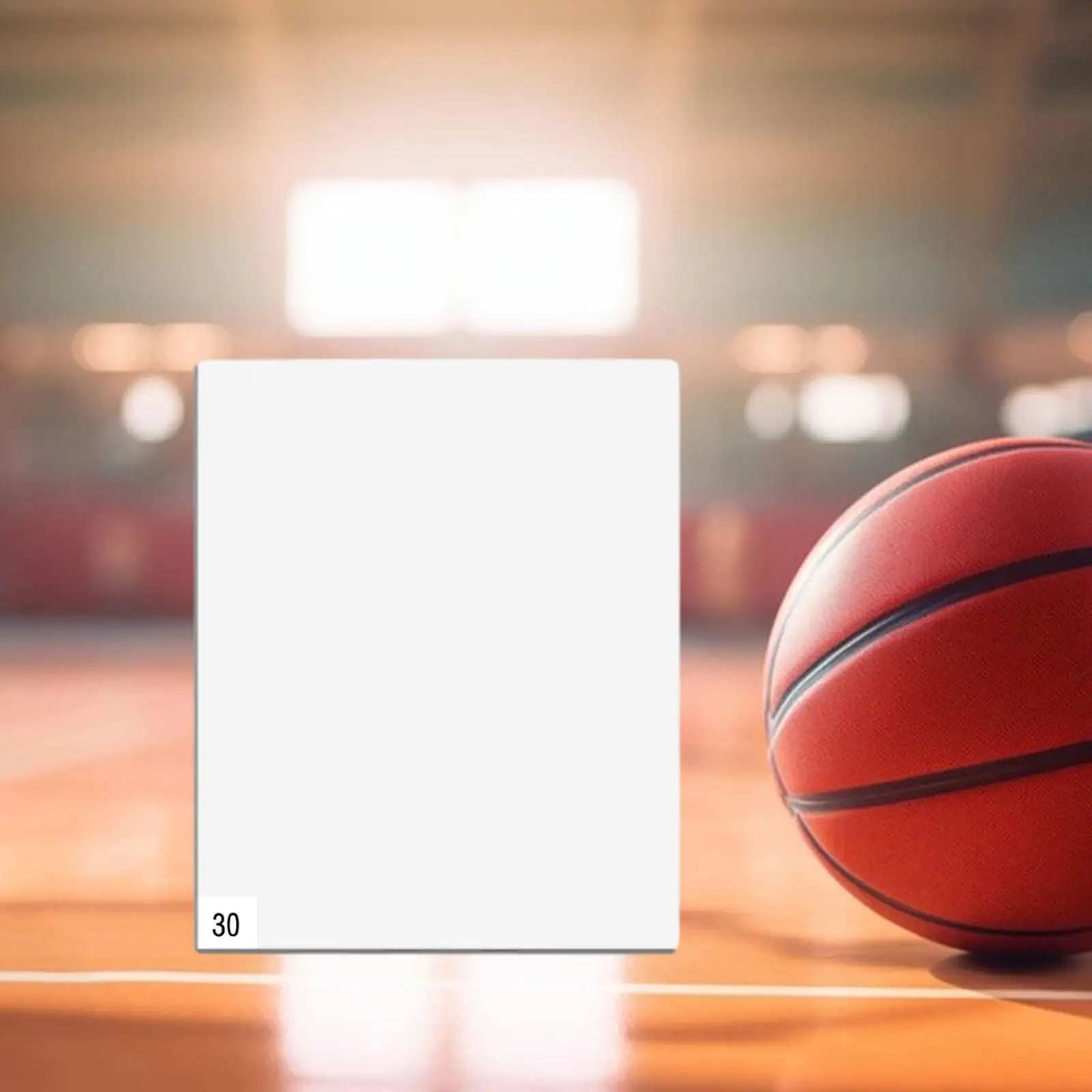 

30Pcs Basketball Sticky Mat Court Supplies Shoe Grip Mat Courtside Replacement Sheets Floor Mats Basketball Shoe Sticky Pad