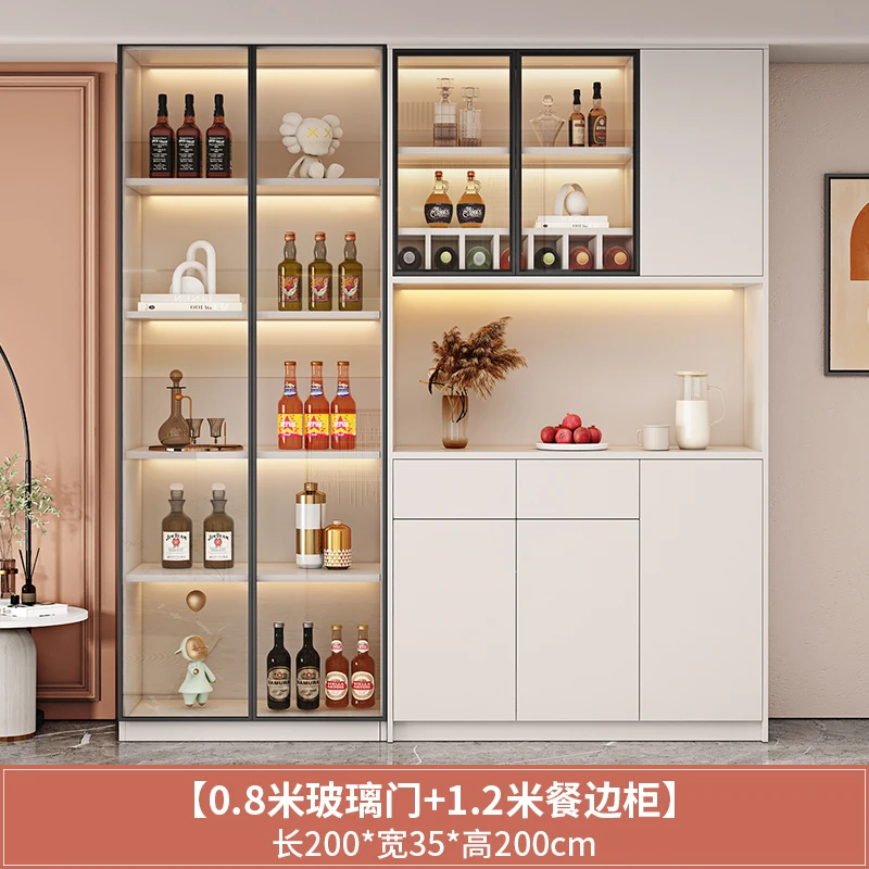 Armarios de almacenamiento de vino para cocina, vitrina moderna para el  hogar, mueble de pared de