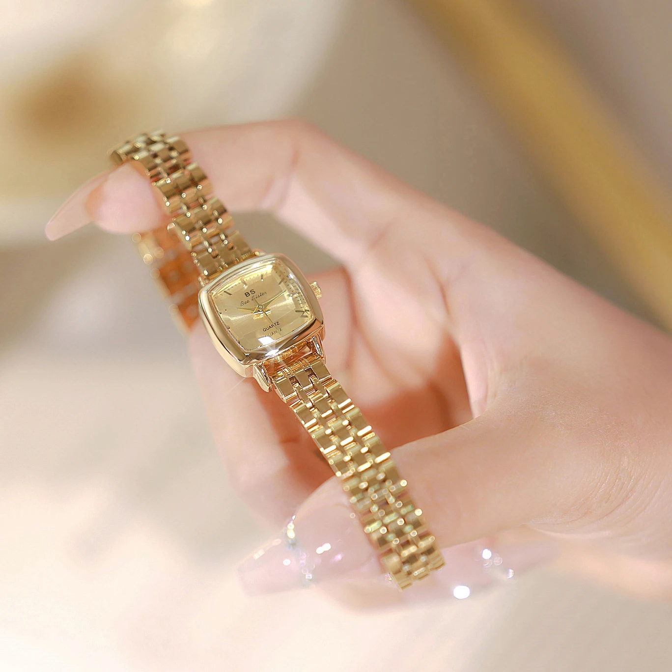 Women's Simple Vintage Watches Gold Stainless Steel Small Watch For Womens High Quality Quartz Ladies Casual Dress Watch Gifts