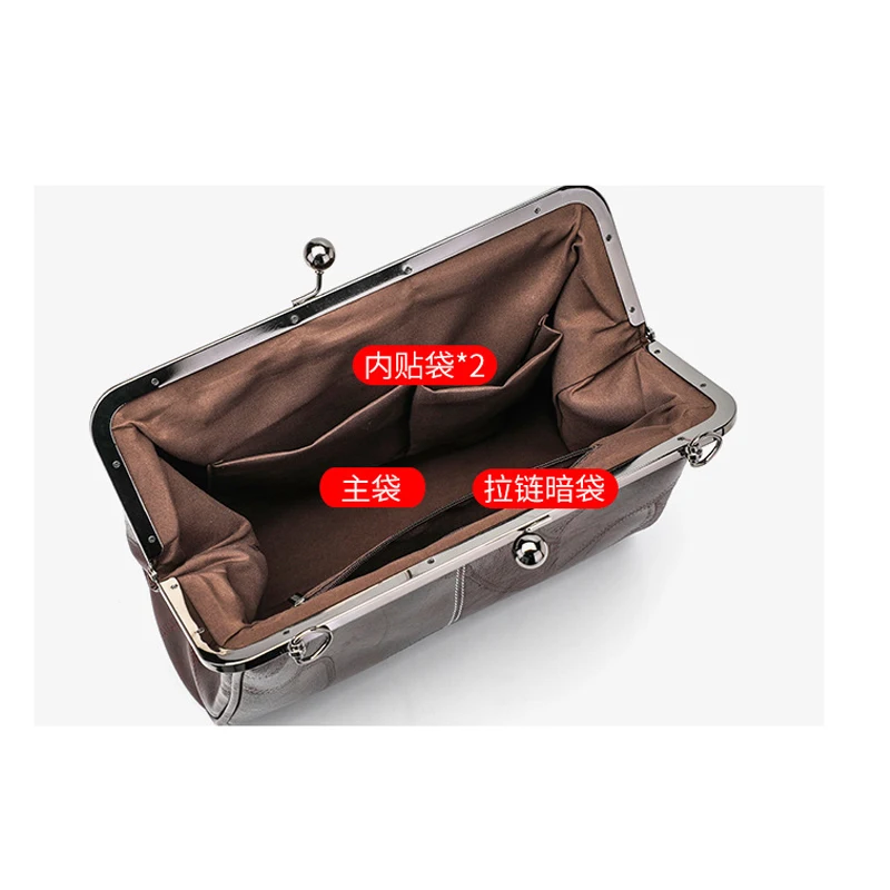 Women Handbag Vintage Shoulder Tote Bag Pu Leather