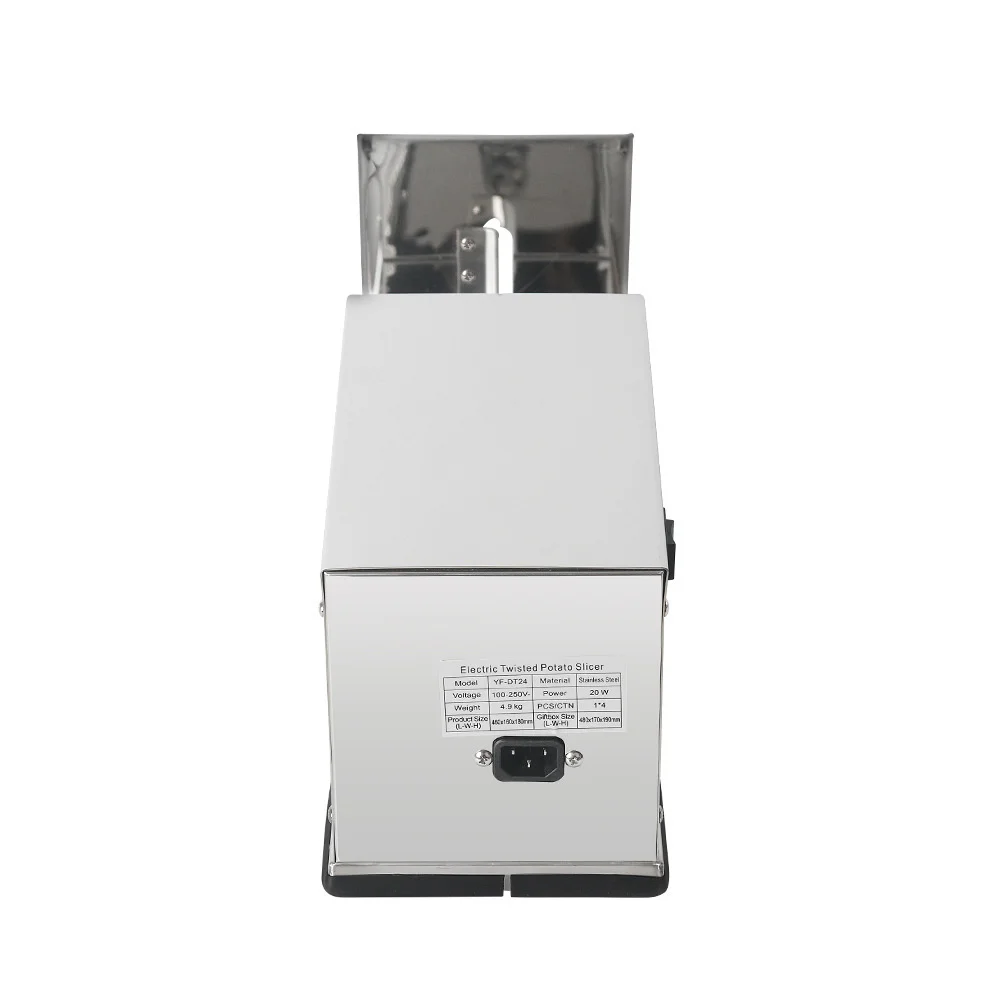 110V 220V 50W Electric Potato Tower Electromechanical Potato Tower Machine Commercial Snack Chip Machine