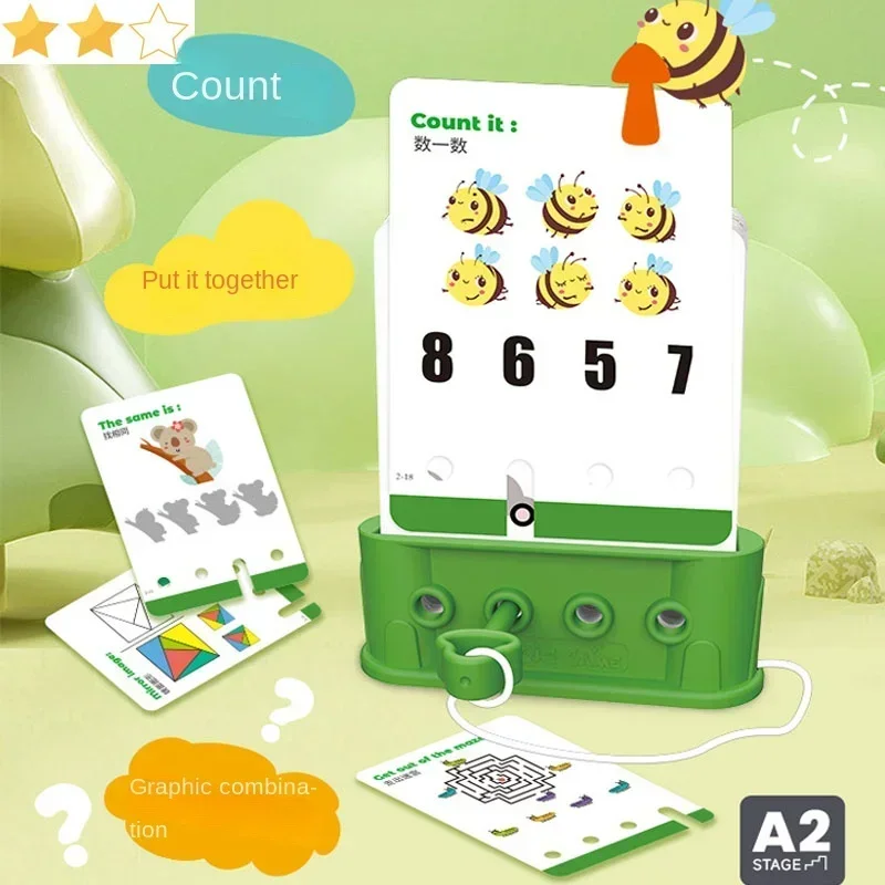Enfants Montessori Puzzle Hračky Trénink logického myšlení Odemknout hru Dítě Cognition Lock Vyberte raný vzdělávací dárek pro d