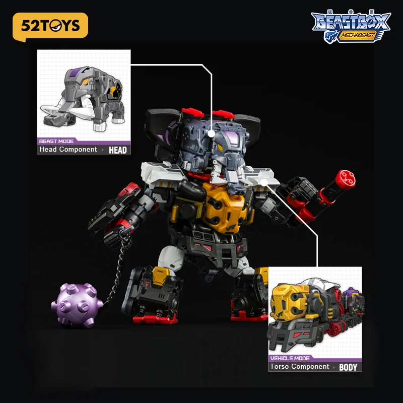 52TOYS MECHABEAST BMM-01 PSYCHOTRAIN Deformation Robot