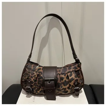 Nuova borsa a tracolla di grande capacità con tracolla regolabile e fibbia, borsa sottobraccio, borsa da viaggio e shopping da donna