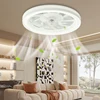 Intelligent Ceiling Light with Fan, Remote Control, Dimming Bedroom Decoration, Invisible Air Blades, LED Energy-Savi 1