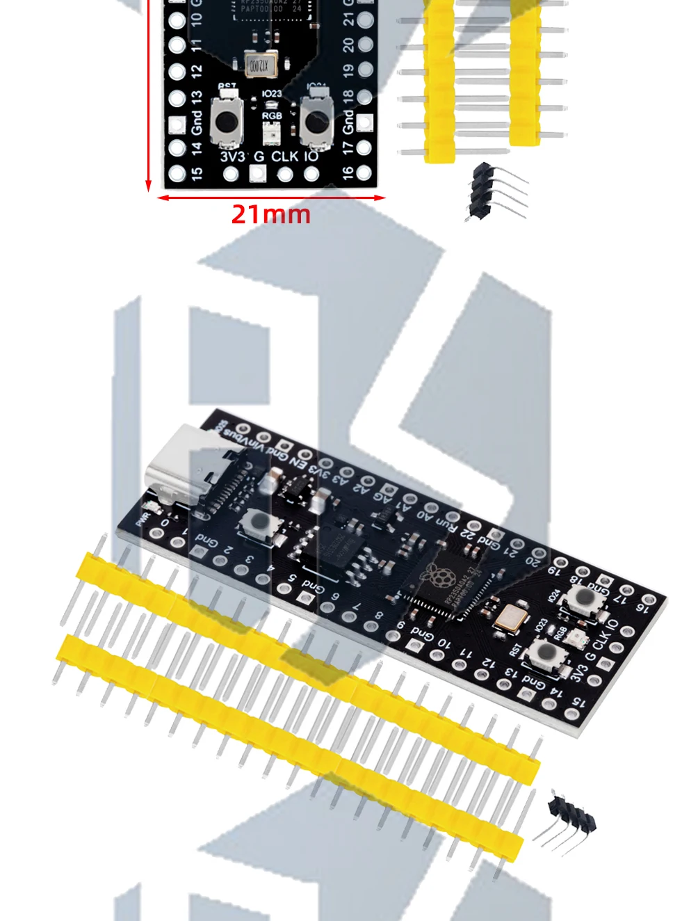 FÜR Raspberry Pi Pico Entwicklungsboard: Ein kostengünstiges, leistungsstarkes Mikrocontroller-Board mit RP2040, RP2350, Cortex-M0+ und Dual-Core-ARM – Detail 9