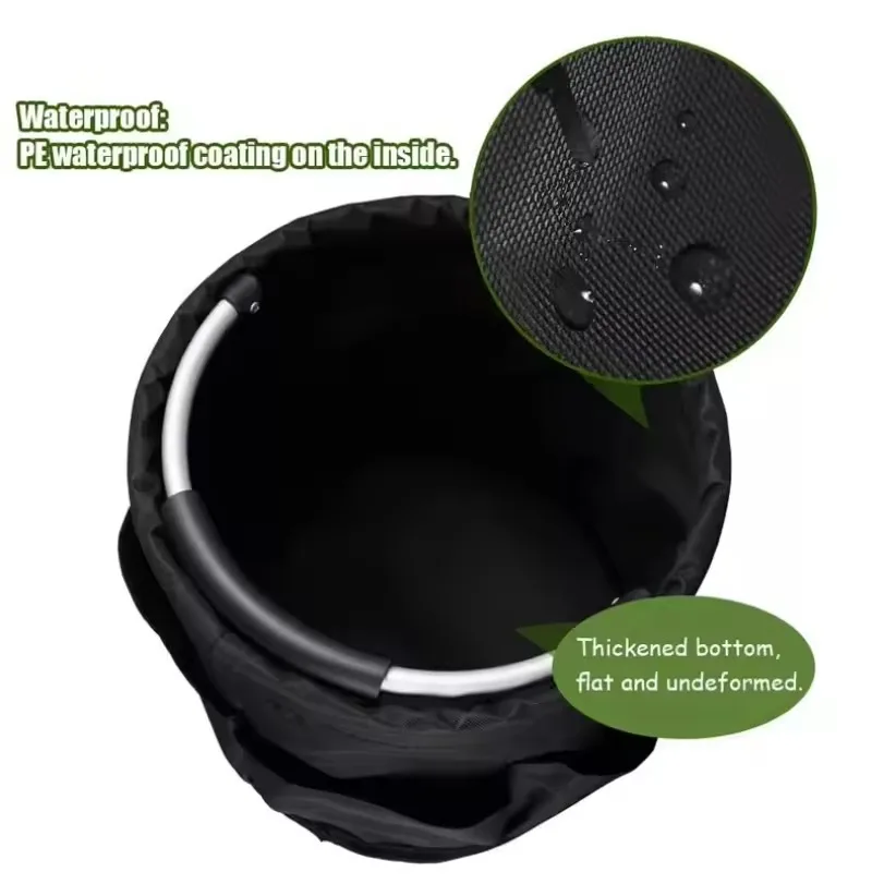 Collapsible Oxford Cloth Storage Basket for Picnic and Gardening