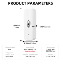 Tuya WiFi Temperature Humidity Sensor Smart Life Remote Monitor For Smart Home Work with Alexa Google Assistant - Image 6
