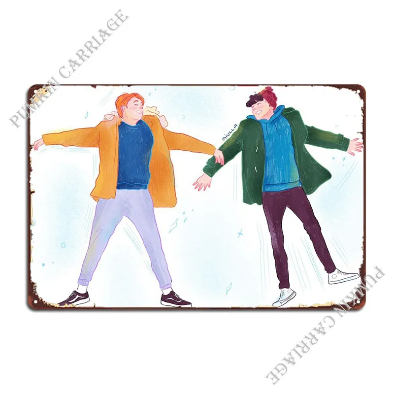 Heartstopper Dance With Me Targa In Metallo Poster Club Bar Garage Party Club Targhe Targa In Latta Poster