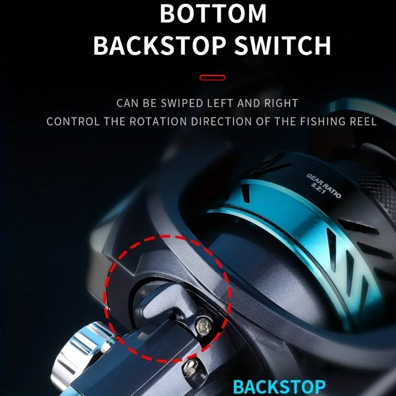 BILLINGS DK Series 4.8:1/5.2:1 Gear Ratio 22LB Max Drag CNC Metal Spool spinning fishing reels For Freshwater Saltwater