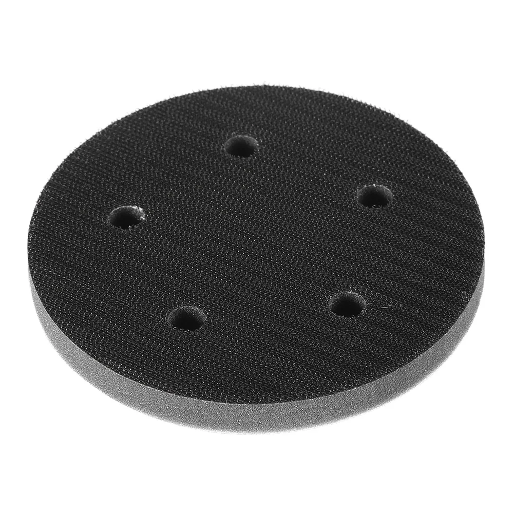 

5 дюймов 5/6/8 отверстие мягкая губка интерфейс колодки и крюк & Петля Шлифовальные диски для неровной поверхности полировки