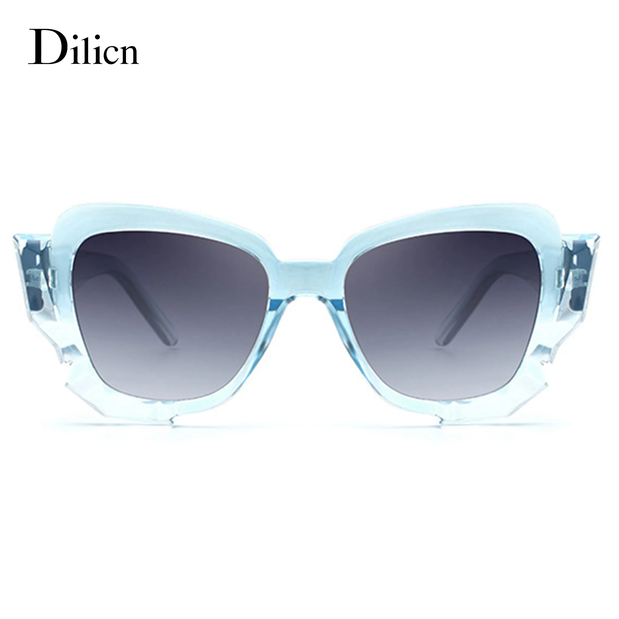 

Dilicn 7007 Square Metal Sunglasses