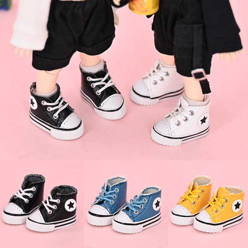 

Ob11 Doll Shoes High-top Shoes Canvas Shoes Sports Shoes for Gsc Body, Molly, P9, YMY, 1/12BJD Doll Accessories Toy Casual Shoes