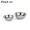 Round Stainless Steel Pet Bowl Dog Cat Food Drink Bowl Replacement Basic Feeder Bowls 2