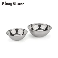 Round Stainless Steel Pet Bowl Dog Cat Food Drink Bowl Replacement Basic Feeder Bowls 2