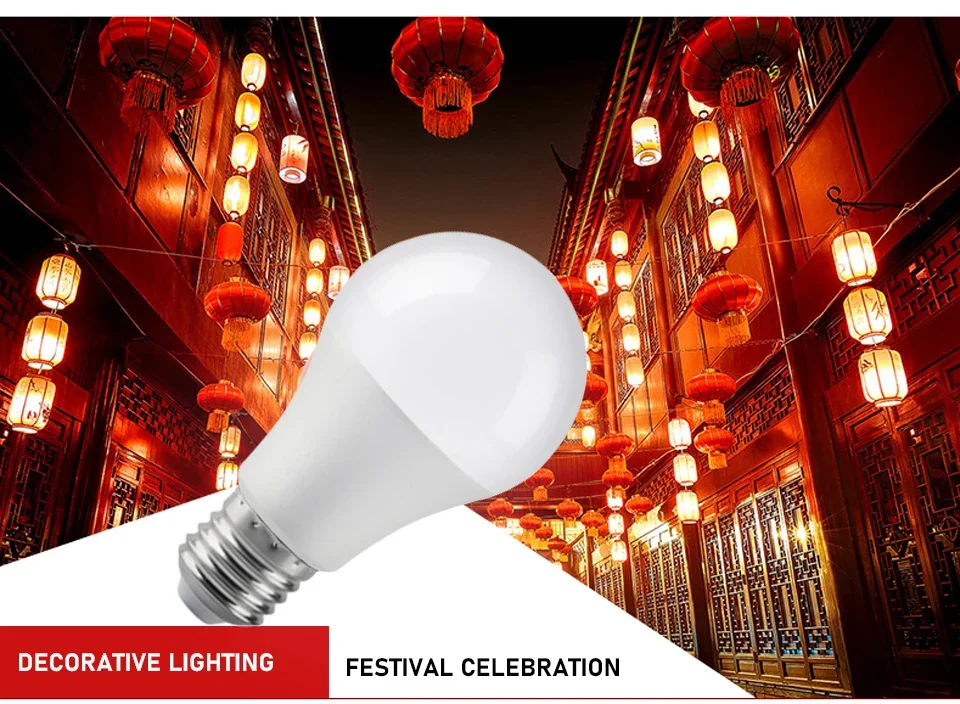 Description Picture 6 of item2PCS Colorful Lighting E27 E14 GU10 Led Spotlight Yellow Atmosphere blue light AC100-240V for festival celebration Bar Showcase