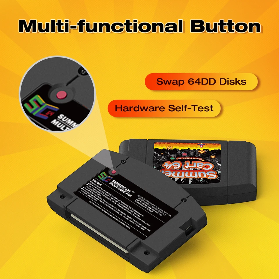 5400 In 1 SummerCart 64 Open Source Game Card For Nintendo 64