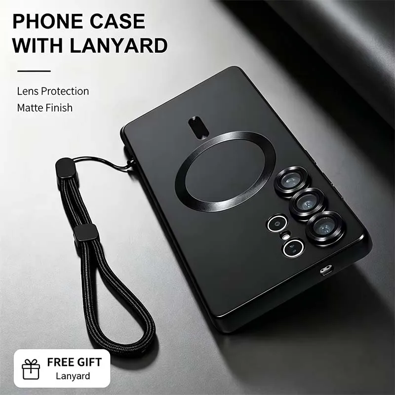 Magnetic Metal Thin Soft TPU Protective Phone Case