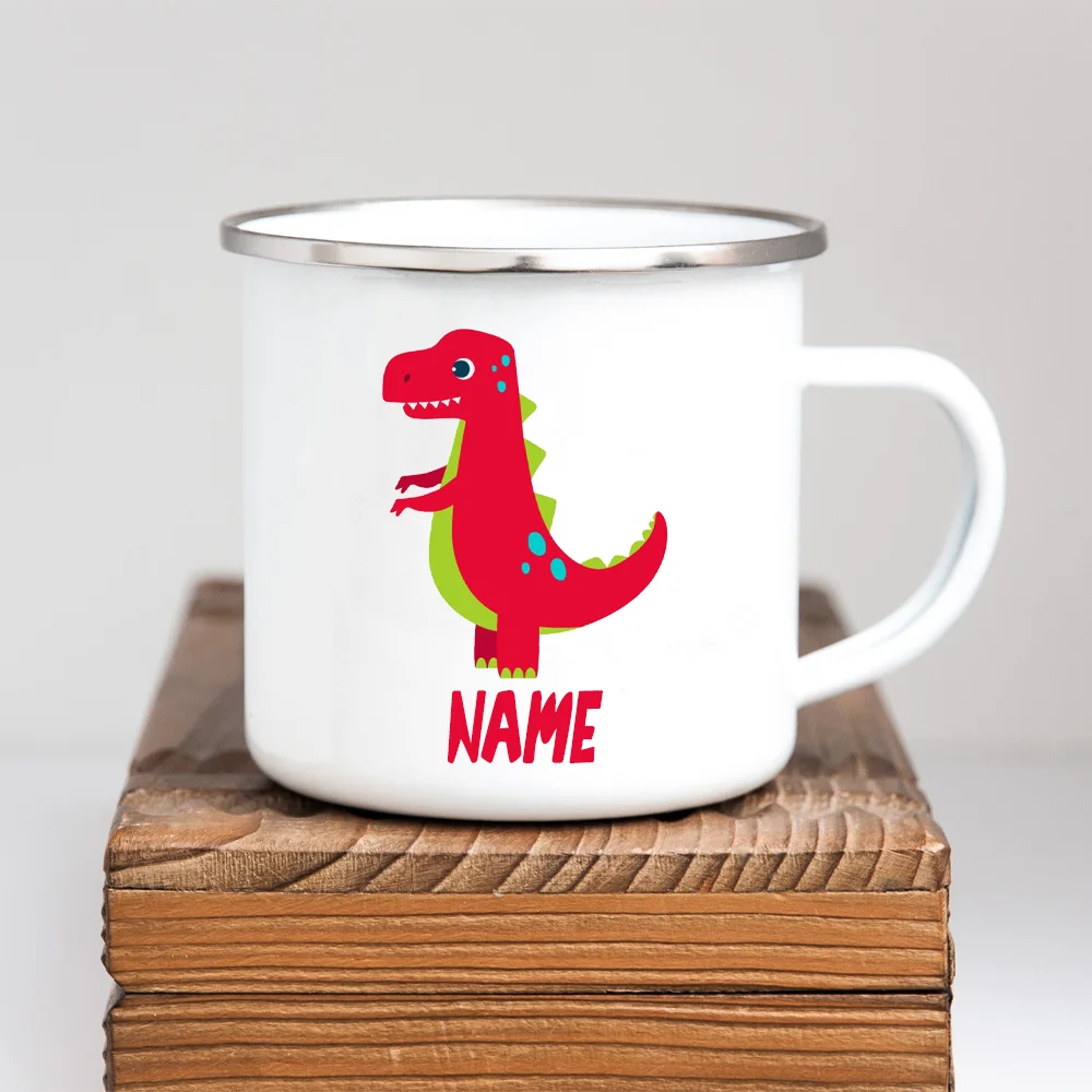 

Индивидуализированная чашка с именем динозавра, чашка с именем под заказ, чаепитие, кофе, горячая фотография, лучший оригинальный и забавный подарок для нее (он)