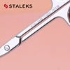 STALEKS Stainless Steel SC-11-1 Dead Skin Scissors Russian Manicure Pre-treatment Bending Eyebrow Scissors Care To Remove Barbs 4