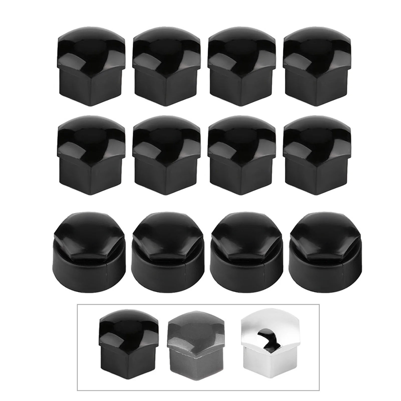 20Pcs Nut Car Wheel Auto Hub Screw Protection Antitheft Cover Cap Car Cover Protective Caps Dust Protective Caps wheel hub covers wheel hub caps
