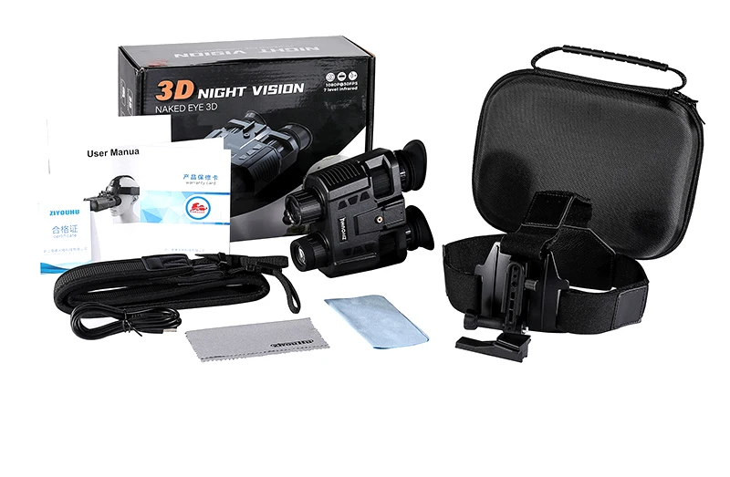 NV8000 Helmet HD Infrared Night Vision Device, 3D Hunting Video Camera, Outdoor Camping Tent, Travel Binoculars