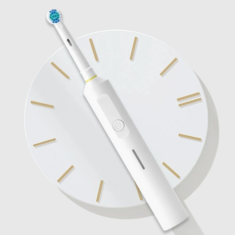 Driyau Sonic Rechargeable Electric Toothbrush 3 Mode Superior USB Clean Tooth Brush With Box 2 Replacement Heads For Adults