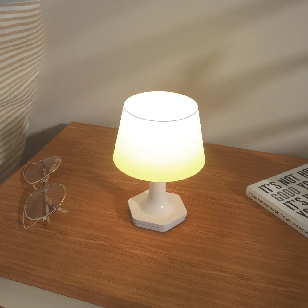 

Приглушаемая лампа с USB, светильник для чтения с теплым/естественным/холодным белым светом, 3 цвета, 5 в постоянного тока, настольная лампа с дистанционным управлением, ночник