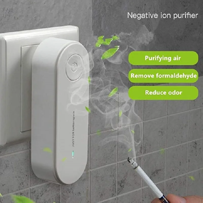 Portable Air Purifier Anion Air Purification Air Freshener Ionizer Cleaner Dust Cigarette Smoke Remover Toilet Deodorant filter air purifier usb charging air cleaner anion ionizer negative ion generator smoke formaldehyde deodorizer home supplies