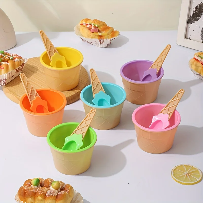 Ice Cream Bowl & Spoon Set 3
