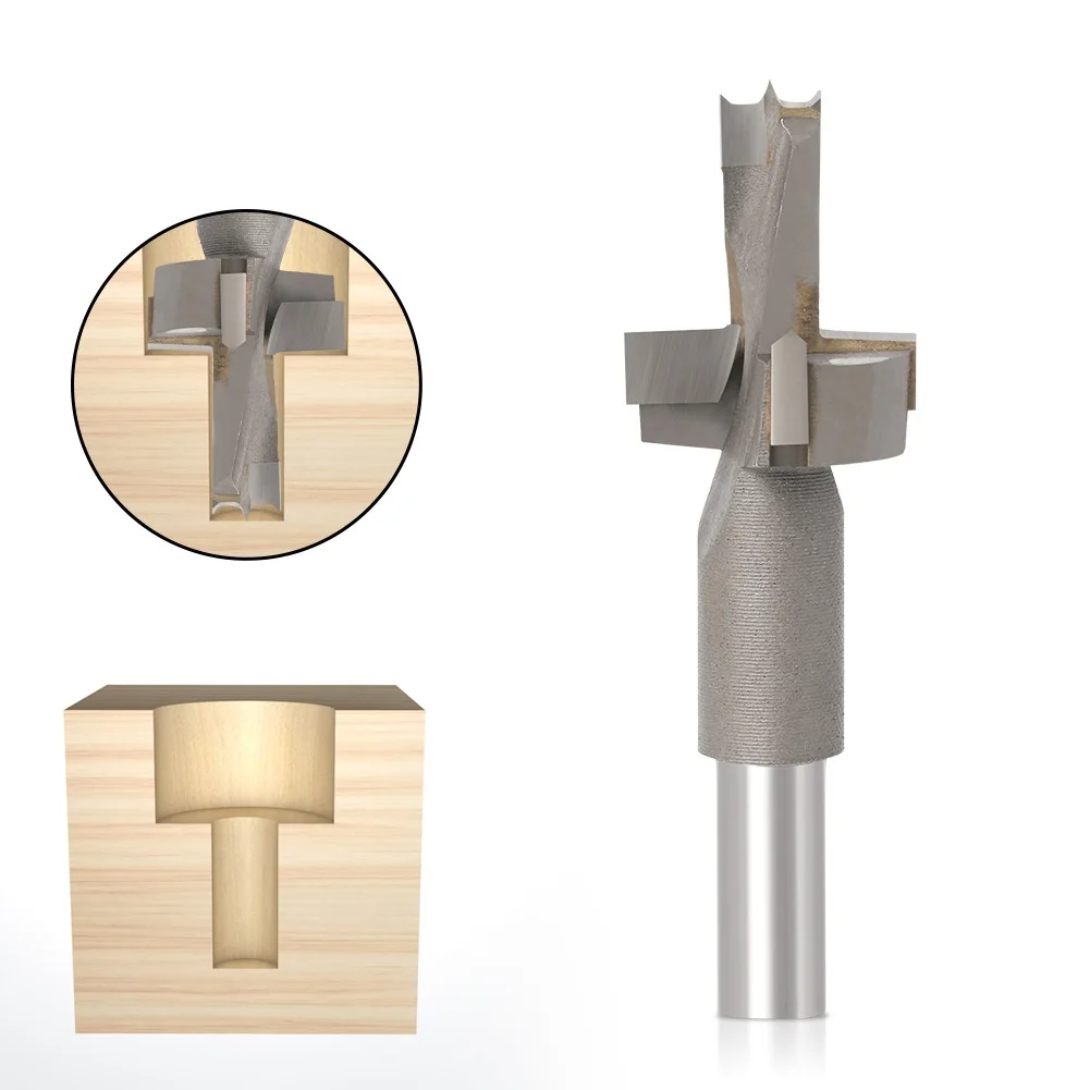 

Alloy Center Step Opener Woodworking Tools Hole Saw Cutter Hinge Boring Drill Bits Round Shank Tungsten Carbide Cutte