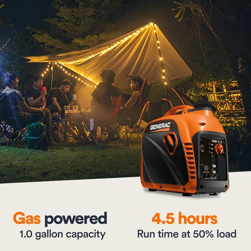 GP2500i 2,500-Watt Gas Powered Portable Inverter Generator Compact and Lightweight Design Produces Clean Stable Power