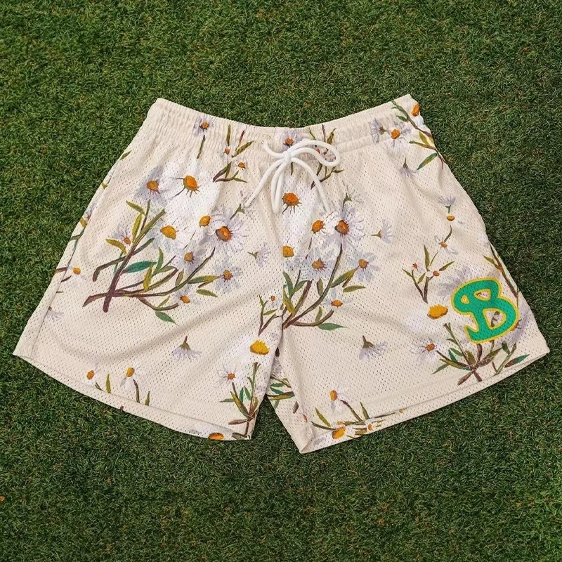 BUCKETSQUAD Summer Men Basketball Shorts Men's Mesh Sweatpants Gyms Loose Fitness shorts Quarter Knee Outdoor Sports shorts 5
