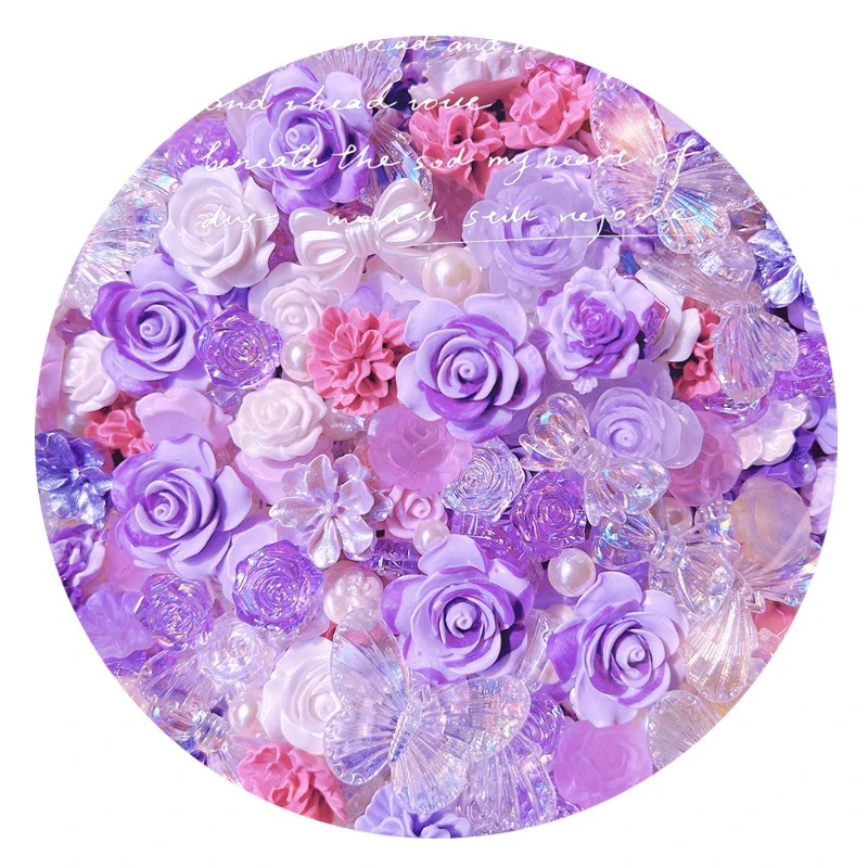 Resin Luminous DIY Phone Case Hairpin Accessories