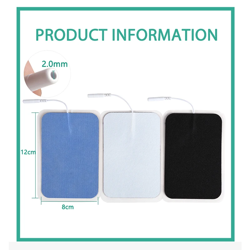 Electrode Pads EMS Nerve Muscle Stimulator Tens Acupuncture Machine Replacement Slim Body Massager Pads