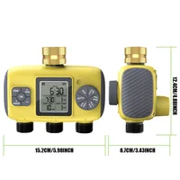 Insoma 3-выпускной автоматический таймер воды, система полива для орошения сада, независимое управление, спринклер, программатор, инструменты — изображение 3