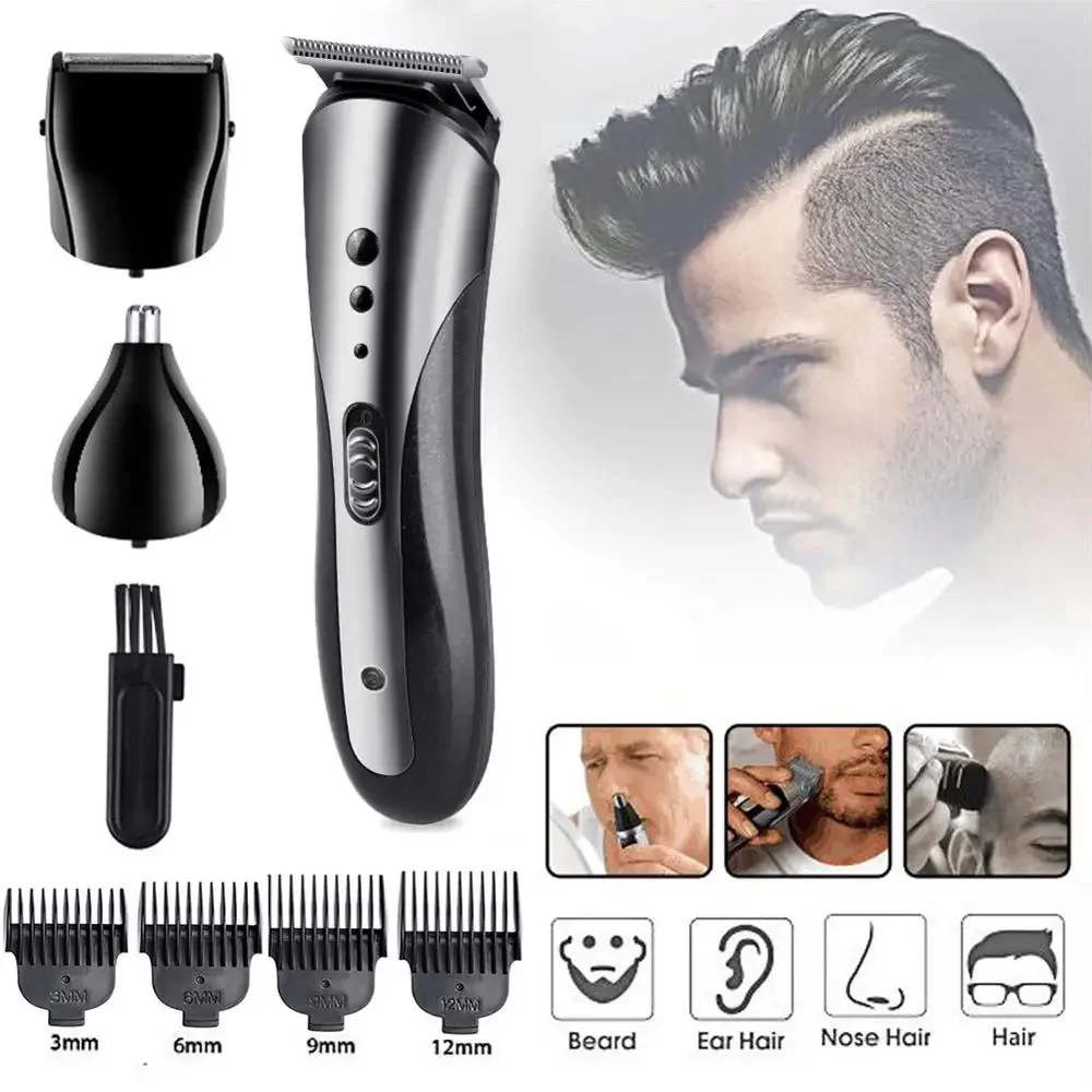 Electric shaver All in1 Rechargeable Hair Trimmer Waterproof Wireless Electric Shavers Beard Nose Ear Shaver Hair Clipper Trimmer Tool